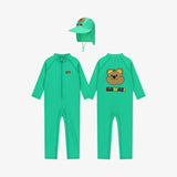 Tropical Rash Guard Set Green