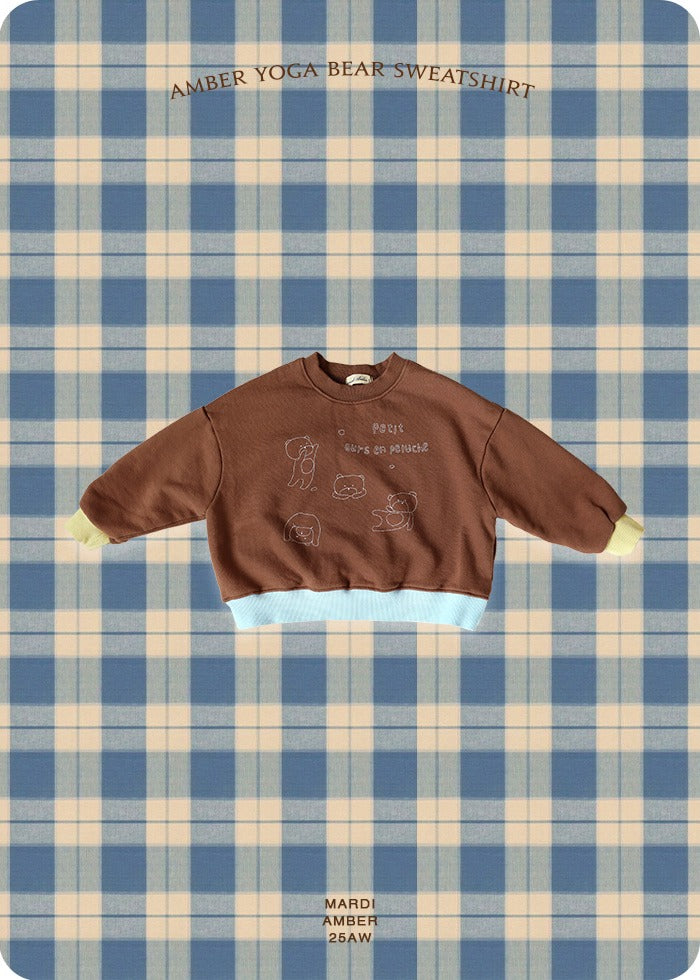 Amber Yoga Bear Sweatshirt