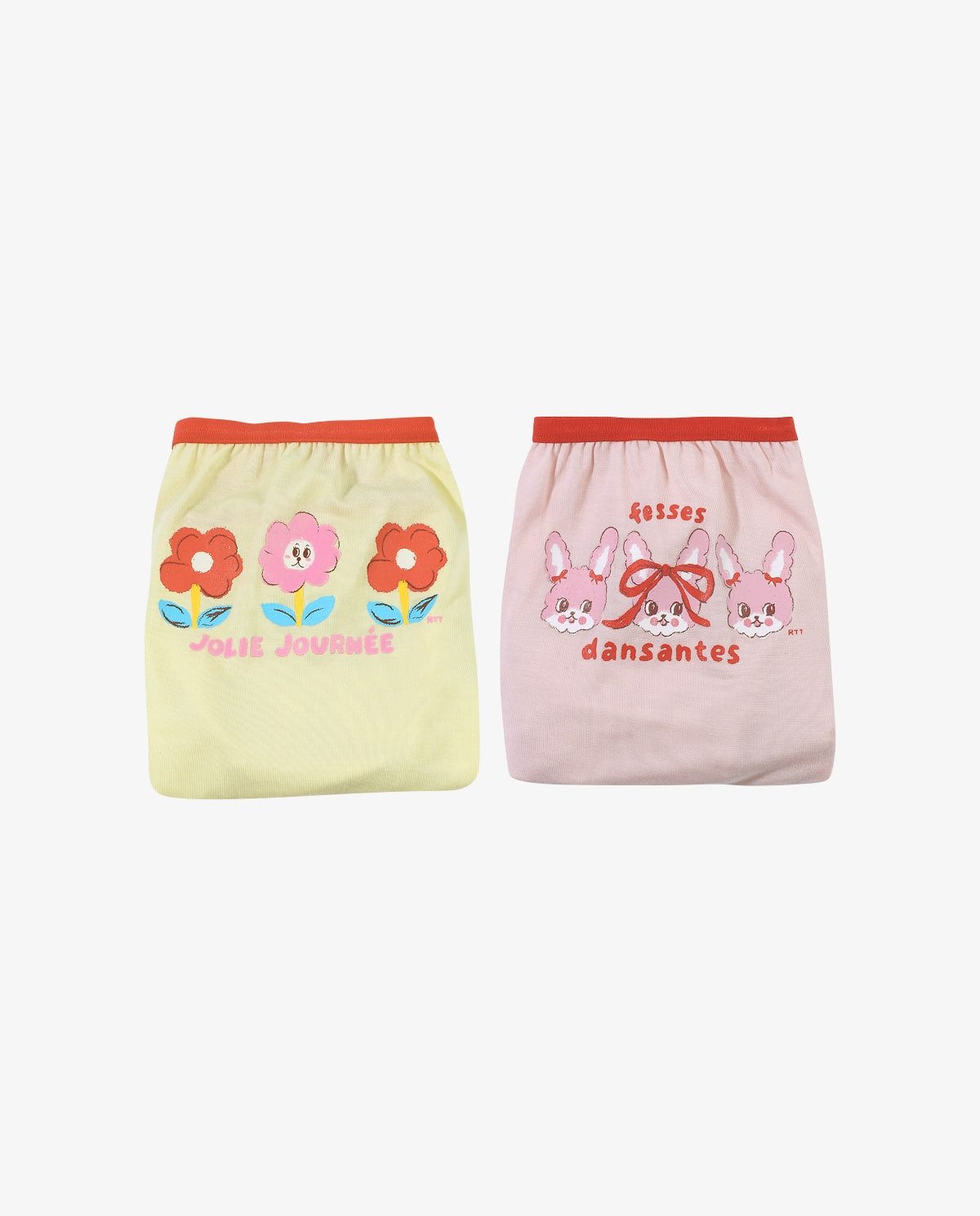 Modal Triangle Panty Set Toto (Girl) 2-Pack
