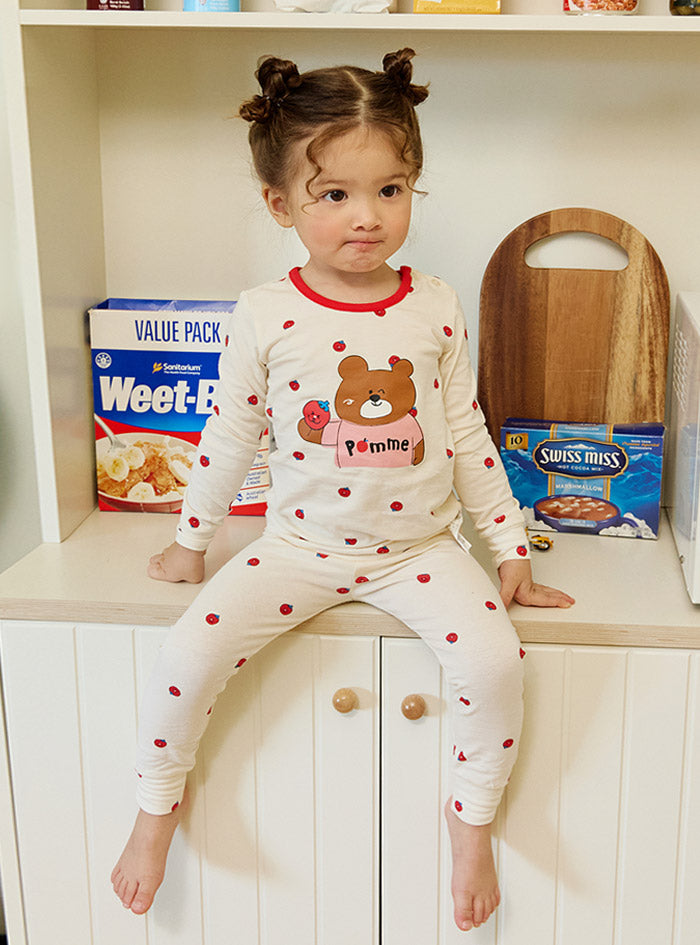 Pom Pom single spandex (24SS) indoor wear set