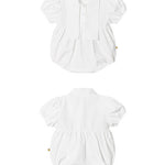 Tie short-sleeve bodysuit