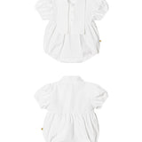 Tie short-sleeve bodysuit