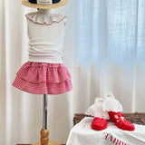 Apple Smile Pincoat Sleeveless Ivory