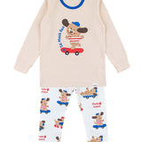 Funny Border spandex (24SS) indoor wear set