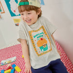 Single Basic T-shirt Melange Gray