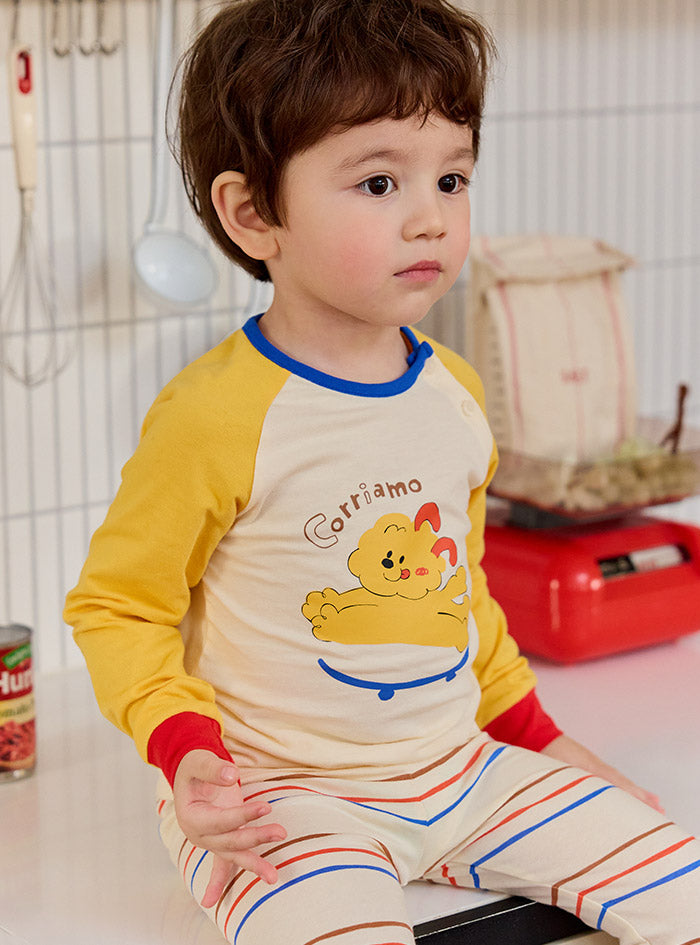 Puppy Run single spandex (24SS) indoor wear set