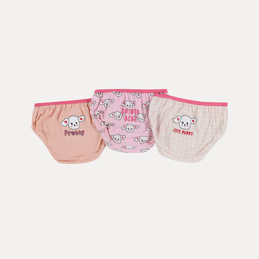 Girls' Modal Panty Set - Ppokkung