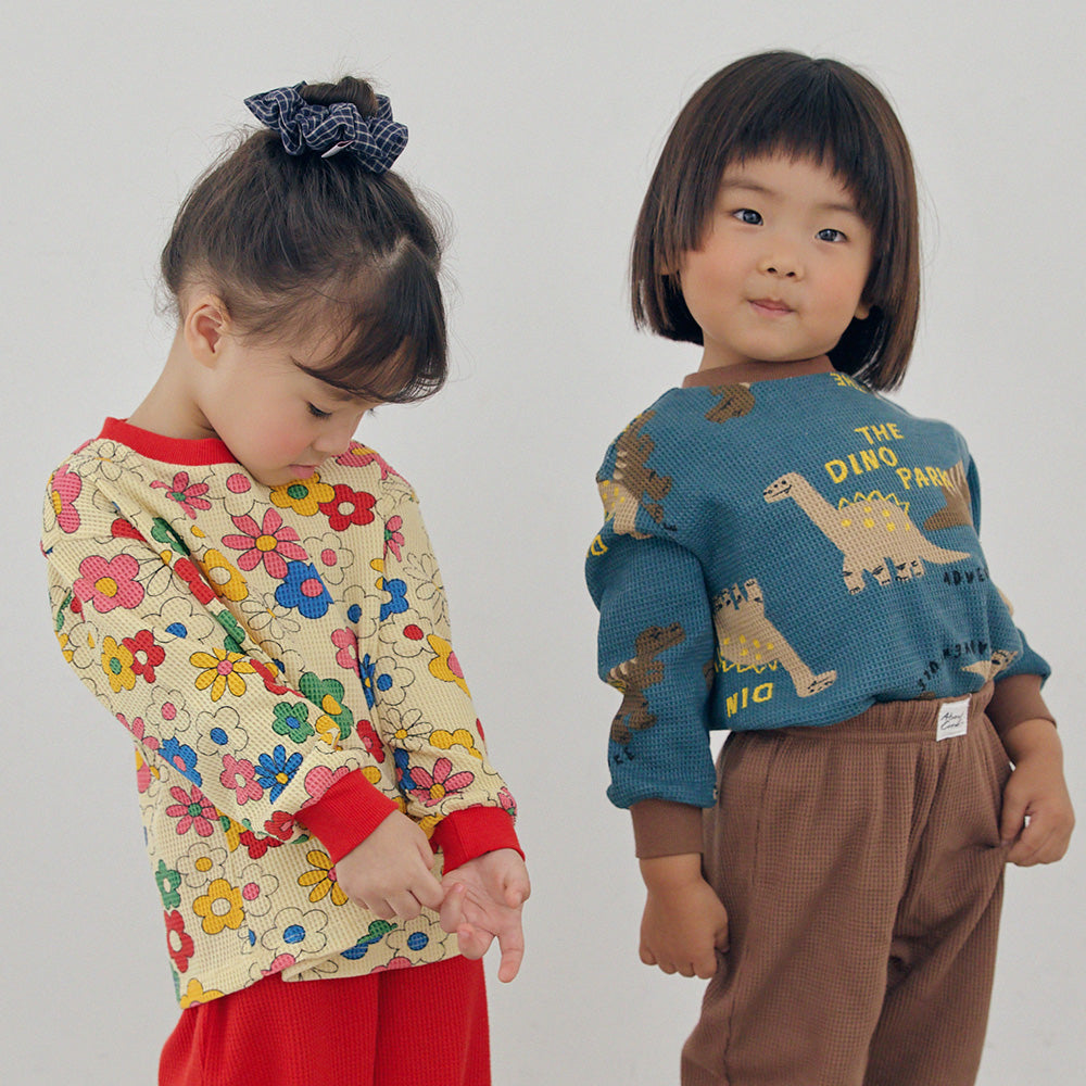 Momo Waffle Two-Piece Set_FA042