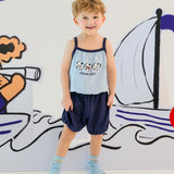 Cotton Modal Sleeveless Loungewear Navy