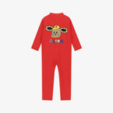 紅色熱帶防曬衣套裝