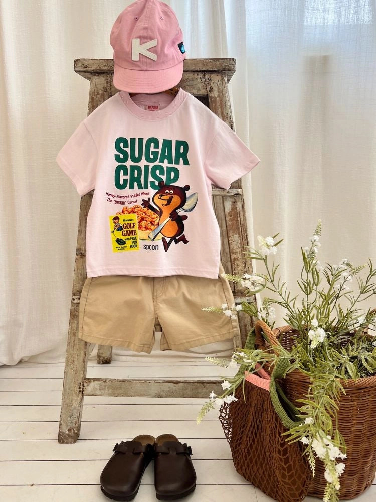 Apple Smile Sugar T-shirt Pink