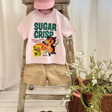 Apple Smile Sugar T-shirt Pink