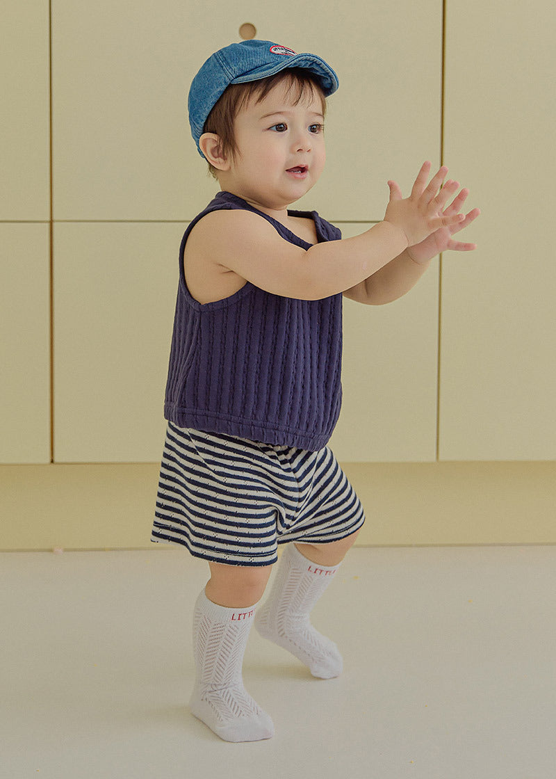 Dudu Half Pants_Navy