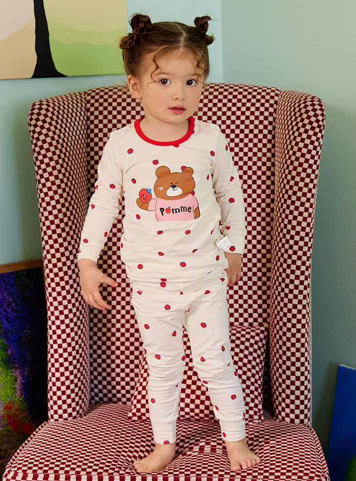 Pom Pom single spandex (24SS) indoor wear set
