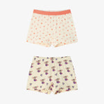 Modal Boxer Panty Set with Heart Point (Girls) 2-Pack
