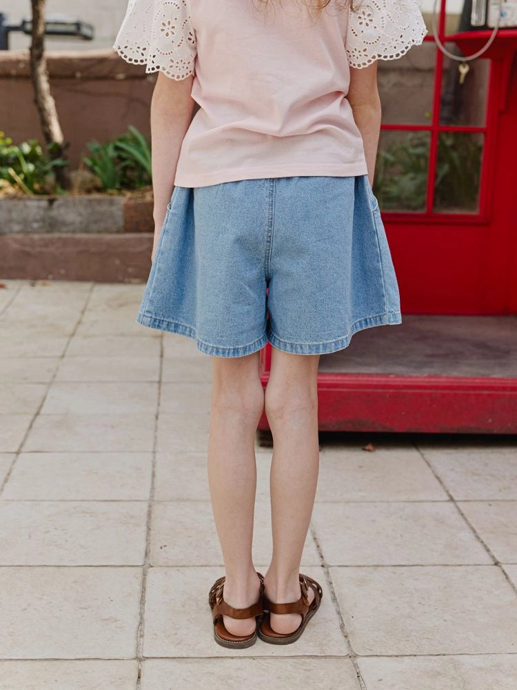 Apple Smile Culottes Denim