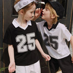 Apple Smile 25 Collared T-shirt Black