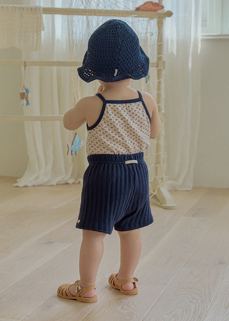 Popin Sleeveless T-shirt_Cream [Scheduled for shipment after May 15]