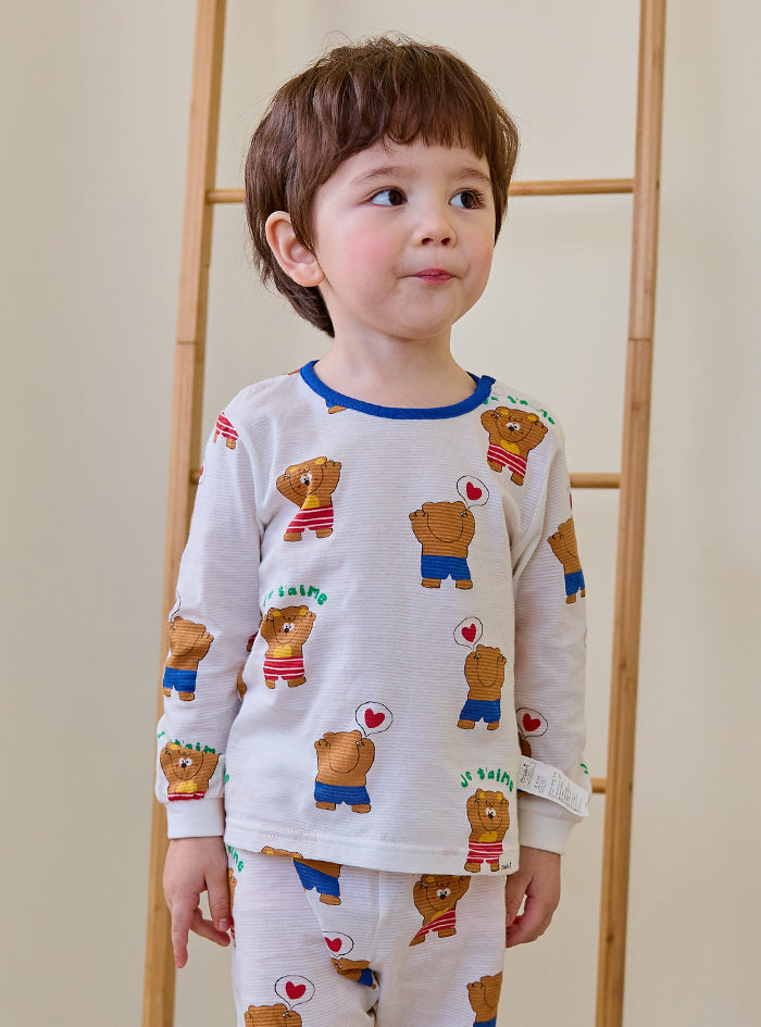 Sweet Bear jacquard (24SS) indoor wear set
