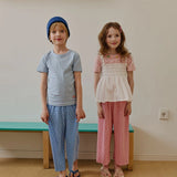 Apple Smile Pastel T-shirt Pink