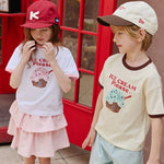 Apple Smile Ice Cream T-shirt Ivory