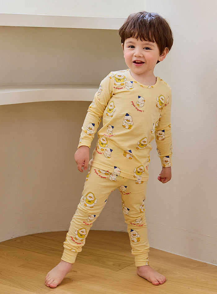 School Duck spandex (24SS) indoor wear set