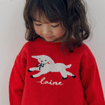 Petit Jardin Knit Set Red_FA045