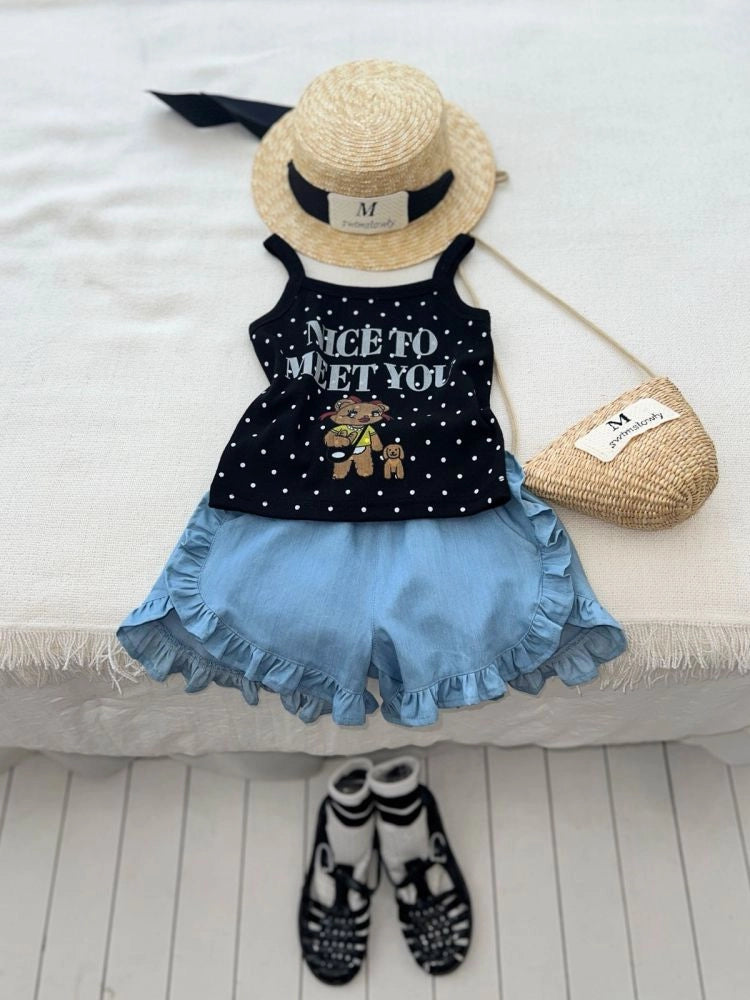 Apple Smile NICE Sleeveless Black