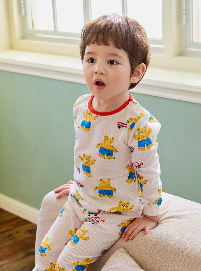 Picnic cheetah jacquard (24SS) indoor wear set