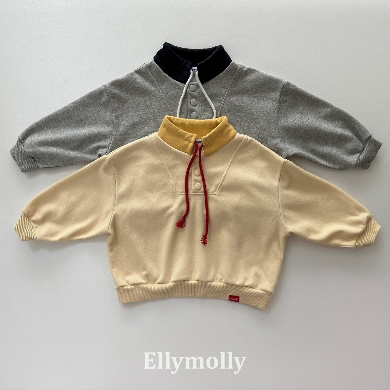 Elimoli 26 Autumn Two-Tone Harbor Sweatshirt S-JXL Namdaemun Children's Clothing Junior