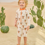 All-over pants rash guard ivory
