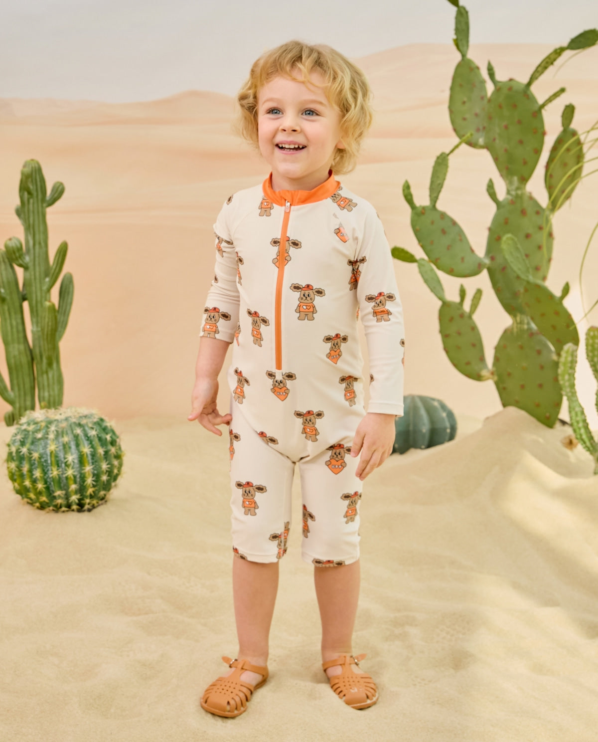 All-over pants rash guard ivory