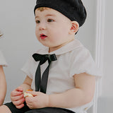 Kane Short Sleeve Blouse_White