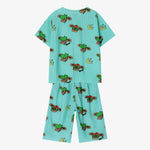 Crepe all-over loungewear sky blue