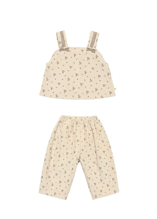 Erble Vest Set_Cream