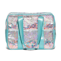 Double Twinkle Beach Bag (Emerald Blue)