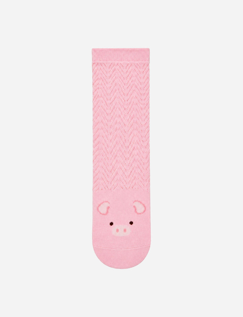 Piggy knee socks