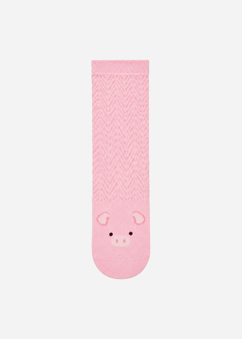 Piggy knee socks