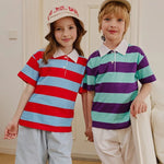 Apple Smile Vivid Collared T-shirt Mint
