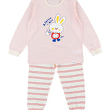 Rabbit clock jacquard (24SS) indoor wear set