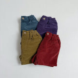 Mini Robe 26 Autumn Corduroy Half-length Pants 10-48 Months Namdaemun Children's Clothing Toddler