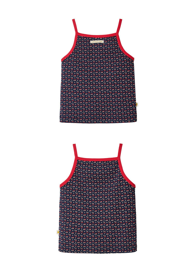 Popin Sleeveless T-shirt_Navy