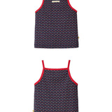 Popin Sleeveless T-shirt_Navy
