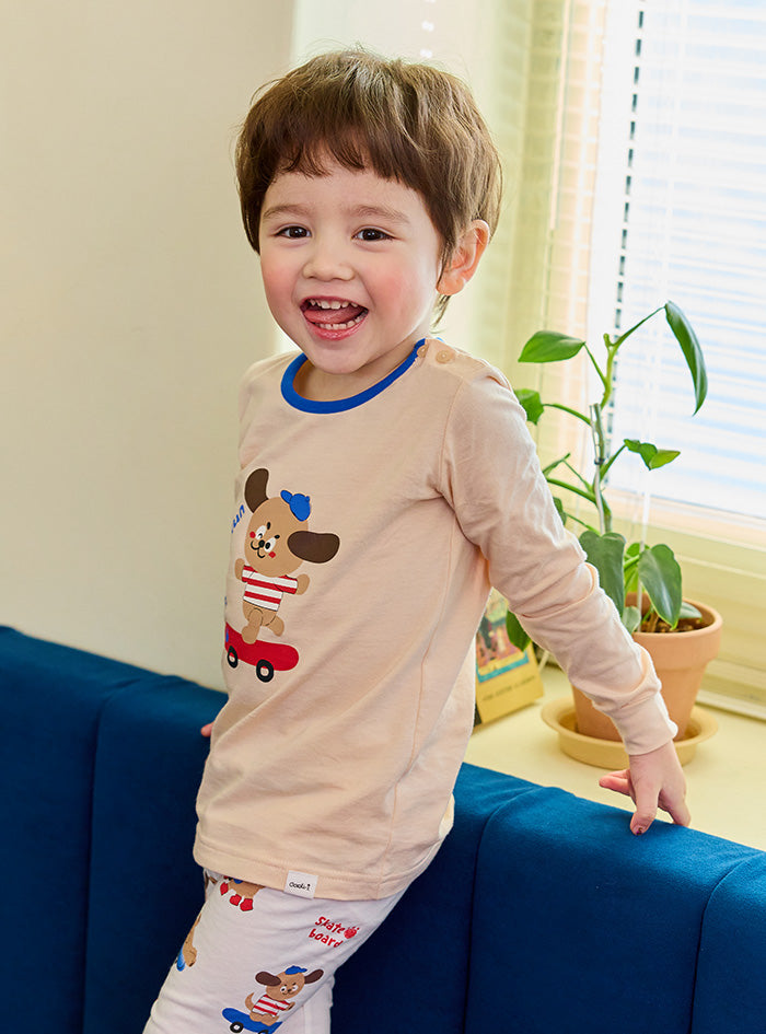 Funny Border spandex (24SS) indoor wear set