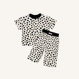 Dalmatian Pleats - Short Sleeve Set