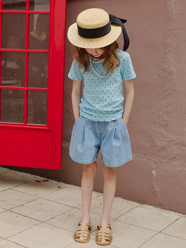 Apple Smile Culottes Denim