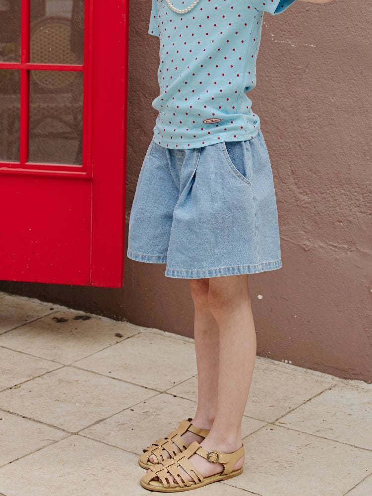 Apple Smile Culottes Denim