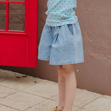 Apple Smile Culottes Denim