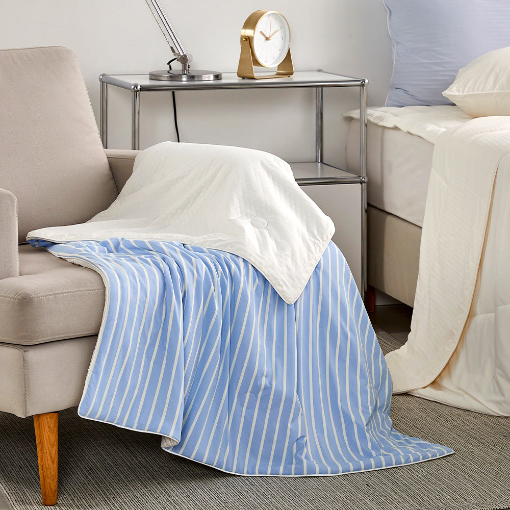 3°C Super Extreme Cool PCM Cooling Mini Blanket 100x150 Sky Blue_CV0226055