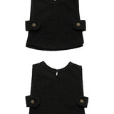 Tweed Vest_Black